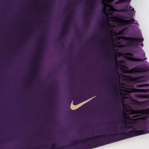 Nike Dri-Fit athletic shorts women's size M purple inner lining - Picture 8 of 12
